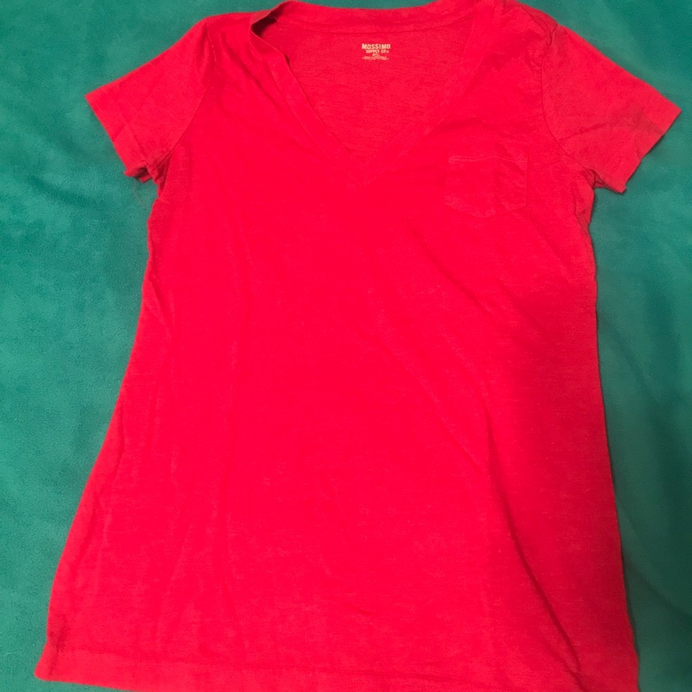 Pink V-neck